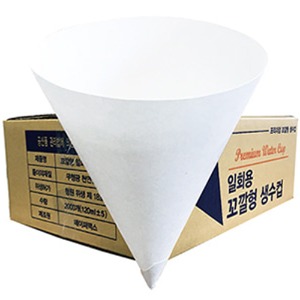 페이퍼맥스 꼬깔형일회용생수컵(2000개)