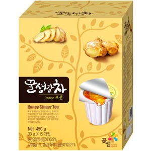 꽃샘 꿀생강차포션450g(30g*15T)